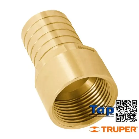 Imagen de ADAPTADOR HEMBRA LATON 025 1" P POLIDUCTO FOSET