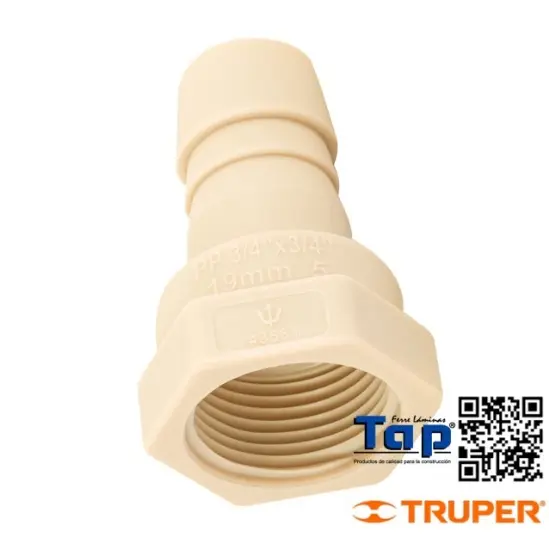 Imagen de ADAPTADOR INSERCION ROSCA INTERIOR 019 3/4"X019 3/4" FOSET