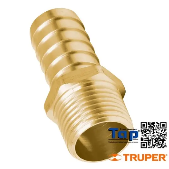 Imagen de ADAPTADOR MACHO LATON 013 1/2" P POLIDUCTO FOSET