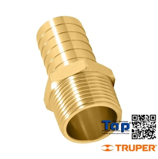 Imagen de ADAPTADOR MACHO LATON 019 3/4" P POLIDUCTO FOSET