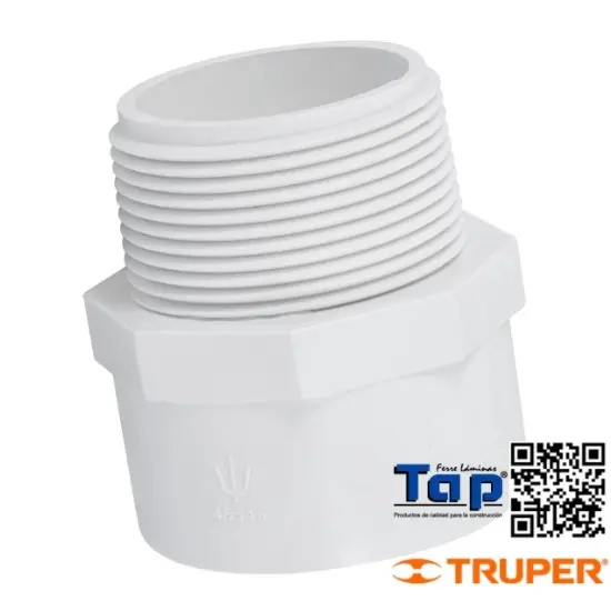 Imagen de ADAPTADOR MACHO PVC 038 1-1/2" FOSET