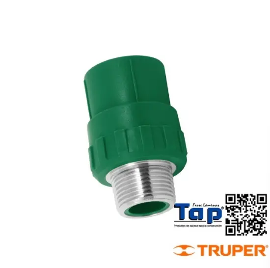Imagen de ADAPTADOR PPR 019 3/4" MACHO C INSERTO METALICO FOSET