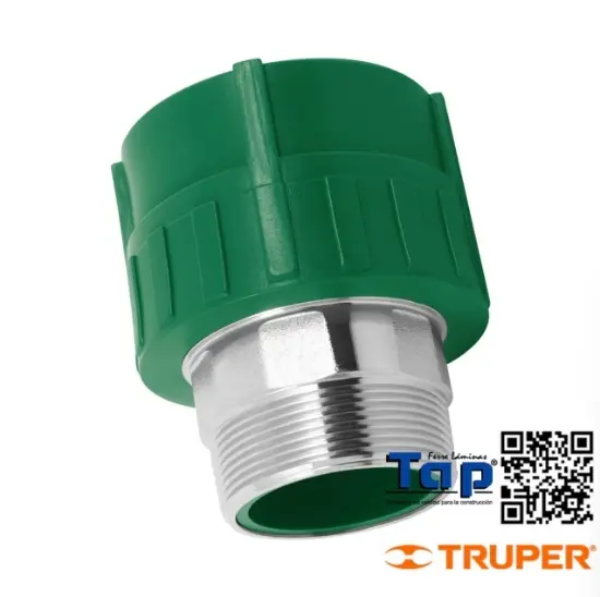 Imagen de ADAPTADOR PPR 050 2" MACHO C INSERTO METALICO FOSET