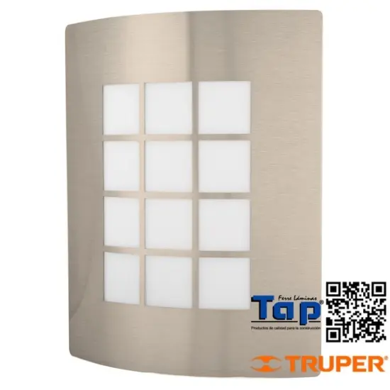 Imagen de ARBOTANTE DECORATIVO CUERPO ACERO INOX LAMP NO INCLUIDA