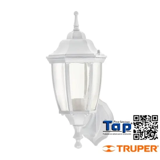 Imagen de ARBOTANTE T FAROL SOPORTADO BLANCO LAMP NO INCLUIDA