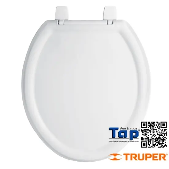 Imagen de ASIENTO REDONDO P WC ABIERTO ECONOMICO BLANCO FOSET