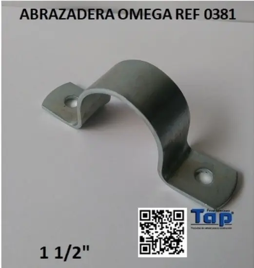 Imagen de ABRAZADERA OMEGA REF 0381 1 1/2"