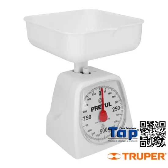 Imagen de BASCULA MECANICA CAPACIDAD   1 KG P COCINA PRETUL