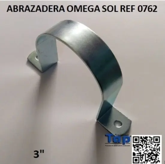 Imagen de ABRAZADERA OMEGA SOL REF 0762 3"