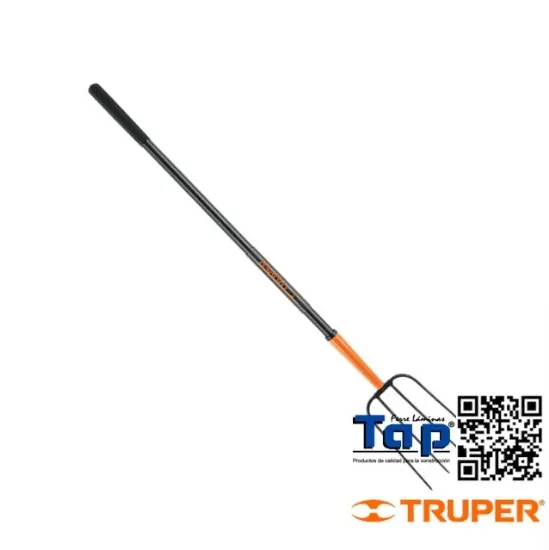 Imagen de BIELDO P PAJA 4 DIENTES MANGO ACERO 1200 48" TRUPER