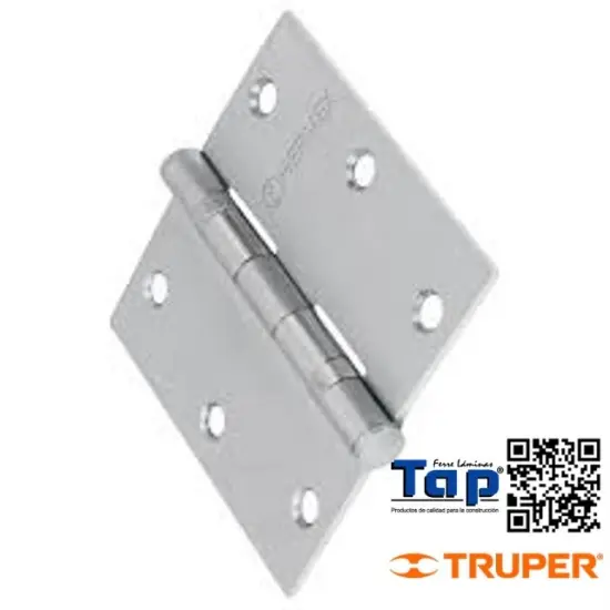 Imagen de BISAGRA CUA 062 2-1/2" ACERO INOXIDABLE PLANA HERMEX