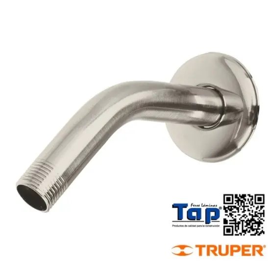 Imagen de BRAZO CORTO C CHAPETON P REGADERA SATIN FOSET