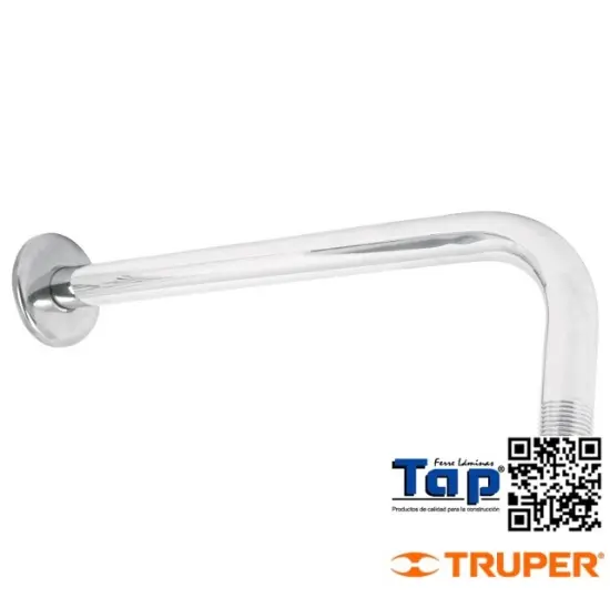Imagen de BRAZO RECTO C CHAPETON P REGADERA 30 CM CROMO FOSET