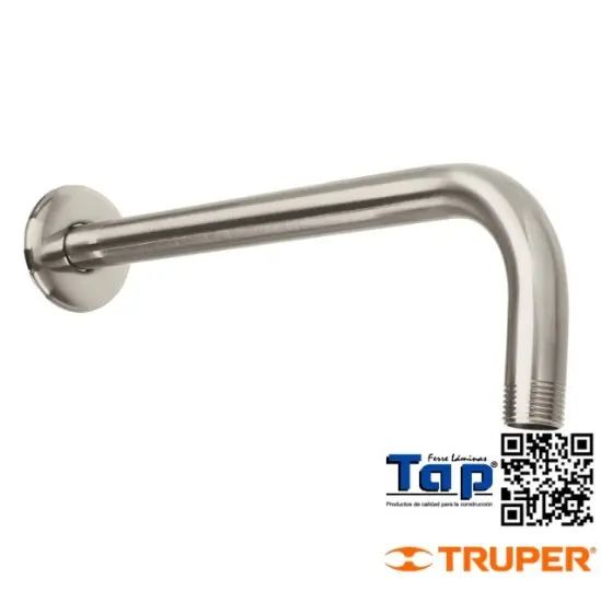 Imagen de BRAZO RECTO C CHAPETON P REGADERA 40 CM SATIN FOSET