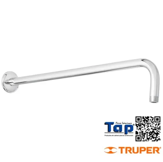 Imagen de BRAZO Y CHAPETON P REGADERA 50 CM CROMADO RIVIERA
