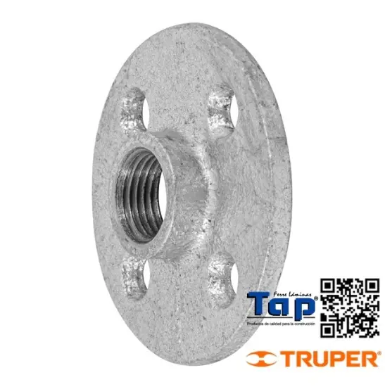 Imagen de BRIDA ACERO GALVANIZADO 013 1/2" FOSET