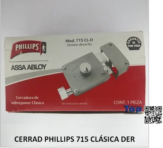 Imagen de CERRAD PHILLIPS 715 CLÁSICA DER