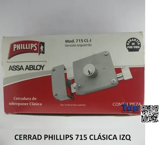 Imagen de CERRAD PHILLIPS 715 CLÁSICA IZQ