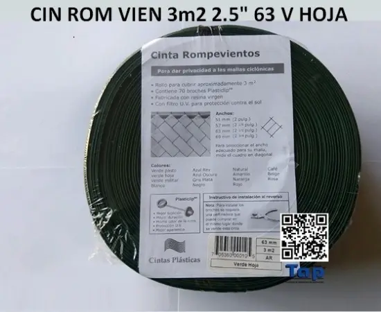 Imagen de CIN ROM VIEN 3m2 2.5" 63 V HOJA