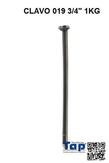 Imagen de CLAVO 019 3/4" 1KG