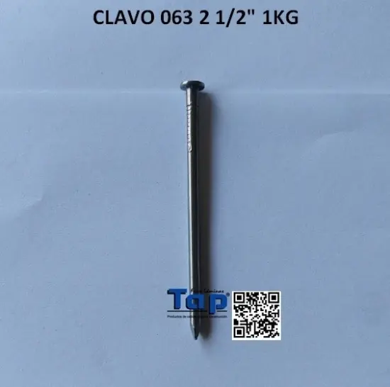 Imagen de CLAVO 063 2 1/2" 1KG