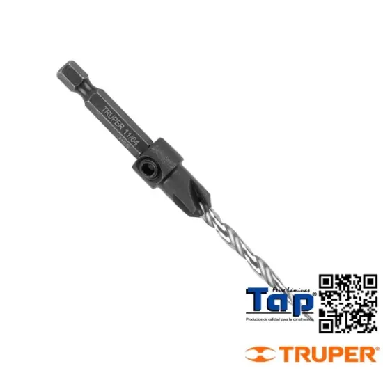 Imagen de BROCA AVELLANADORA # 8 P MADERA 11/64" TRUPER