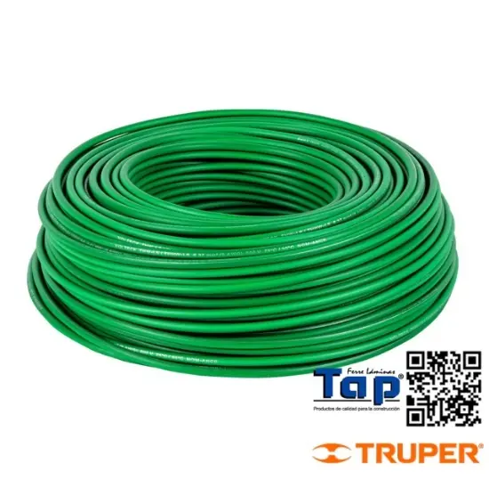Imagen de CABLE THHW-LS  8 AWG VERDE VOLTECK ROLLO 100M