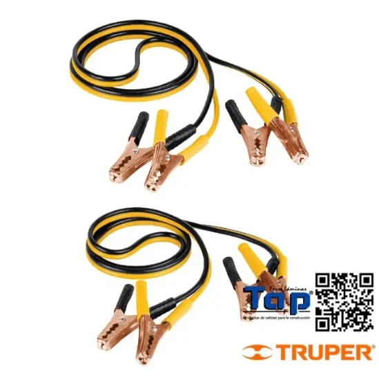 Imagen de CABLES PASA CORRIENTE 2.5M 125 A 10 AWG C FUNDA PRETUL
