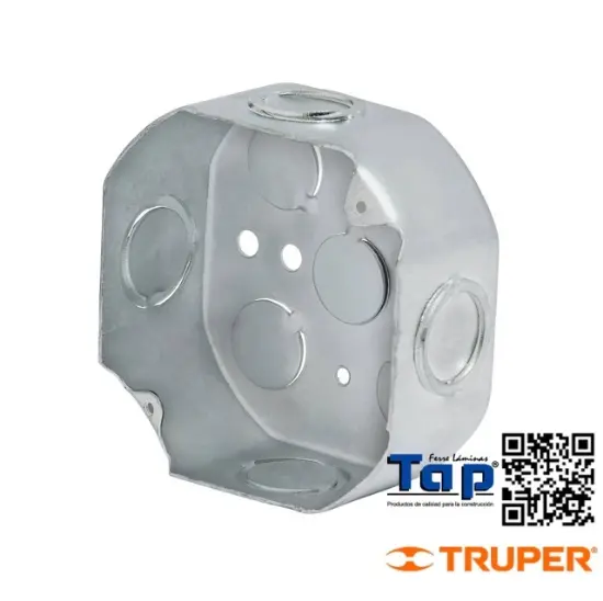 Imagen de CAJA OCTAGONAL 100 4"X100 4" REFORZADA VOLTECK