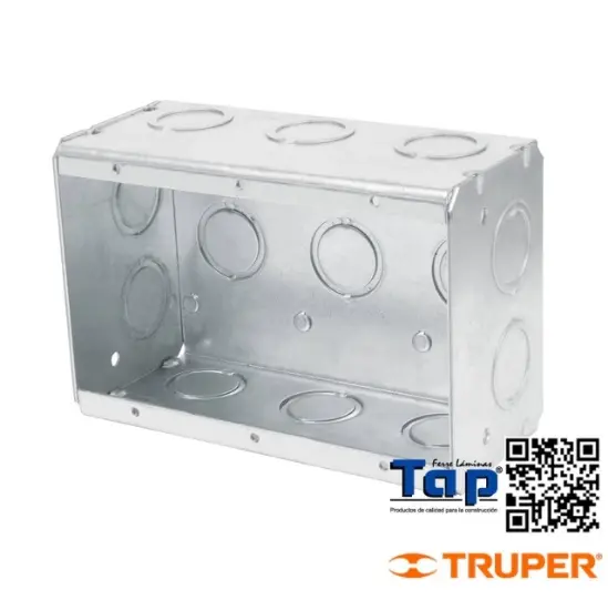 Imagen de CAJA TRIPLE 100 4"X150 6" REFORZADA VOLTECK