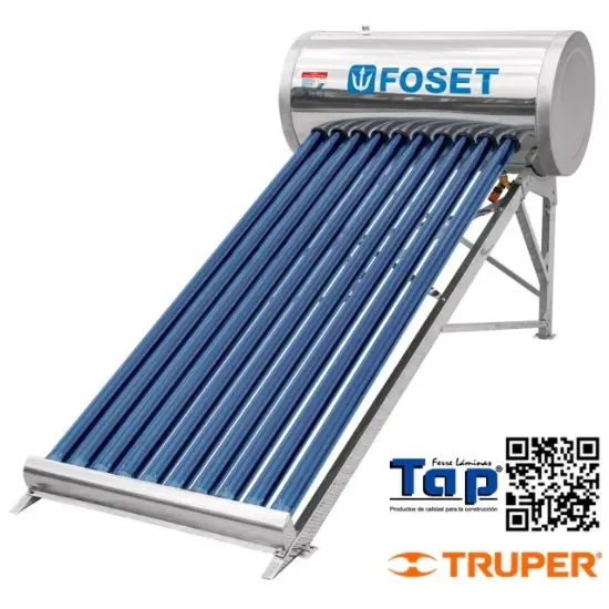 Imagen de CALENTADOR SOLAR AGUA 10 TUBOS 130 L 3 PERSONAS