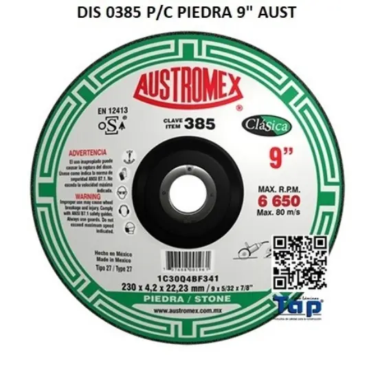 Imagen de DIS 0385 P/C PIEDRA 9" AUST
