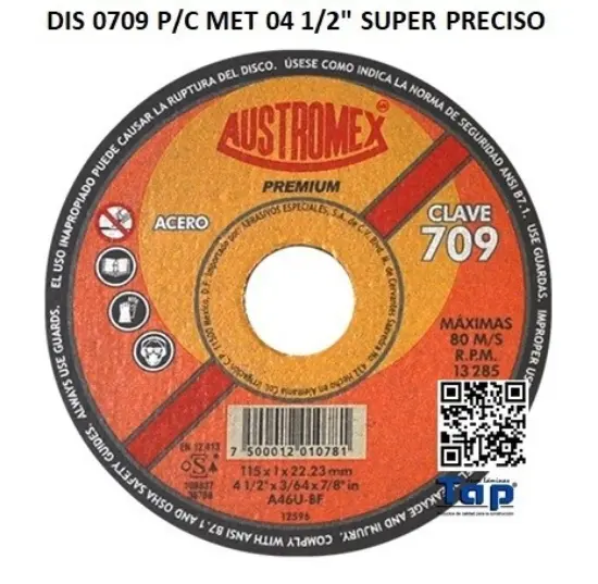 Imagen de DIS 0709 P/C MET 04 1/2" SUPER PRECISO