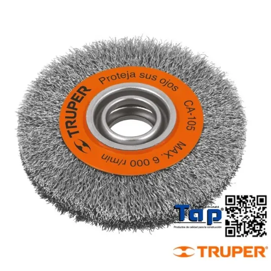 Imagen de CARDA ALAMONDULADO 150 6"X020 13/16" P ESMERIL TRUPER