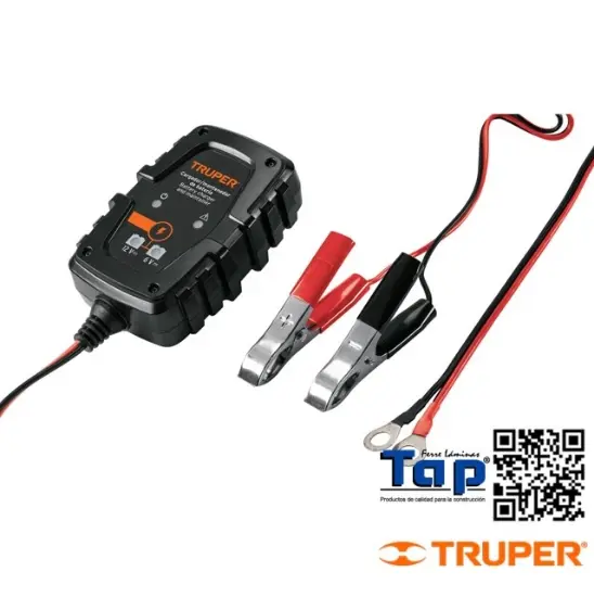 Imagen de CARGADOR    1 A P BATERIAS 6 Y 12V TRUPER