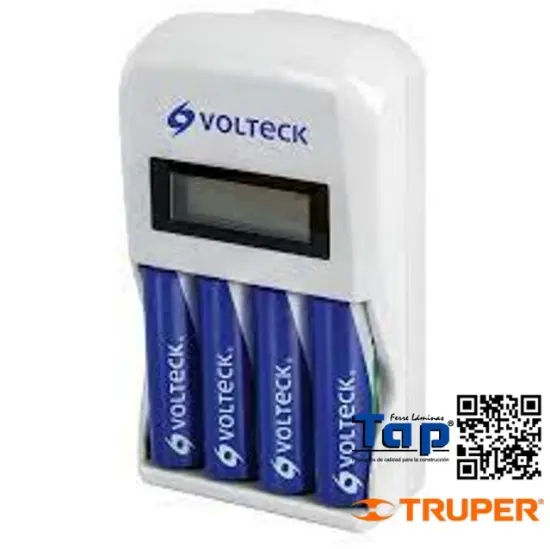 Imagen de CARGADOR PILAS AA AAA INCLUYE 4 PILAS AA VOLTECK