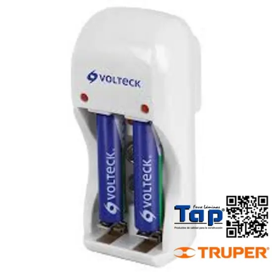 Imagen de CARGADOR PILAS AA AAA Y 9V INCLUYE 2 PILAS AAA VOLTECK