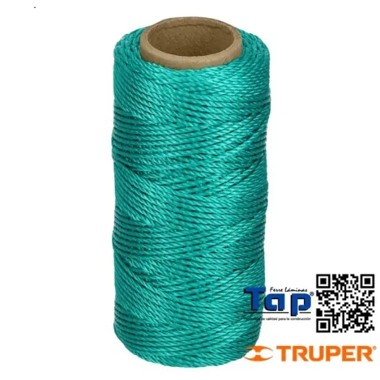 Imagen de HILO P ALBAÑIL VERDE TRUPER CARRETE C  65 M