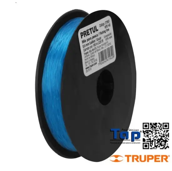 Imagen de HILO P PESCA AZUL CAL 0.40 MM CARRETE C 100 M