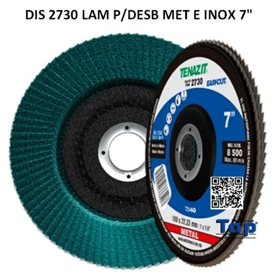 Imagen de DIS 2730 LAM P/DESB MET E INOX 7"