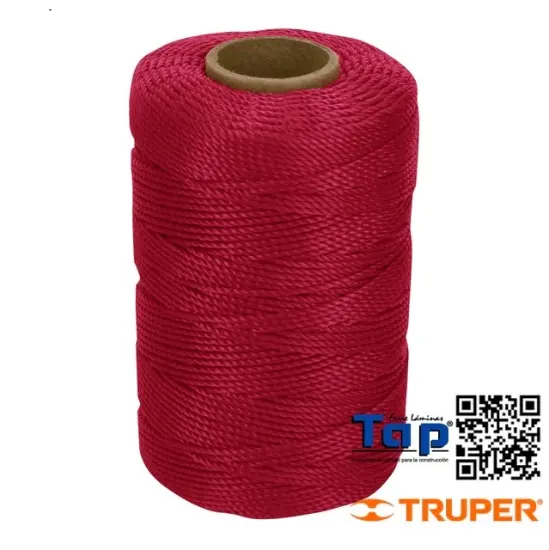 Imagen de HILO P ALBAÑIL ROJO TRUPER CARRETE C 165 M