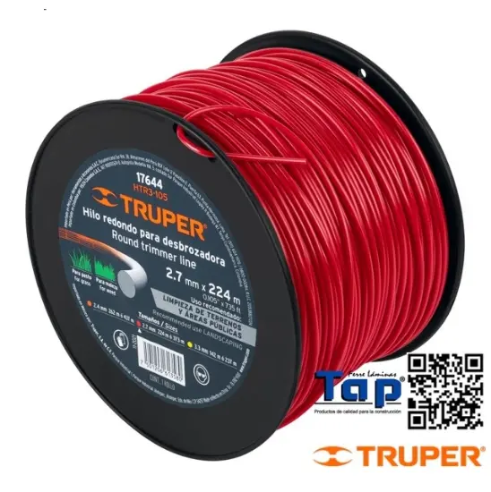 Imagen de DESBROZADORA HILO 2.7 MMX224 M TRUPER CARRETE