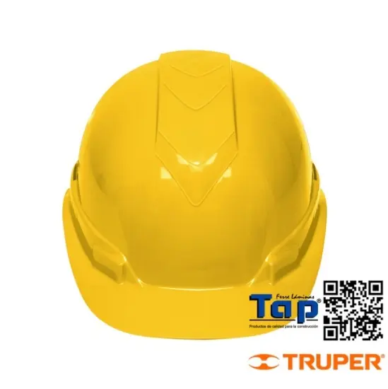 Imagen de CASCO SEGURIDAD AJUSTE DE MATRACA  AMARILLO TRUPER
