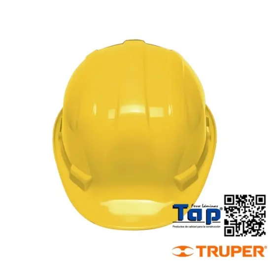 Imagen de CASCO SEGURIDAD AJUSTE INTERVALOS AMARILLO PRETUL