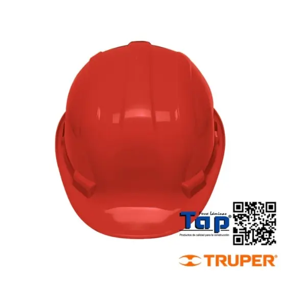 Imagen de CASCO SEGURIDAD AJUSTE INTERVALOS ROJO PRETUL