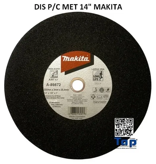 Imagen de DIS P/C MET 14" MAKITA