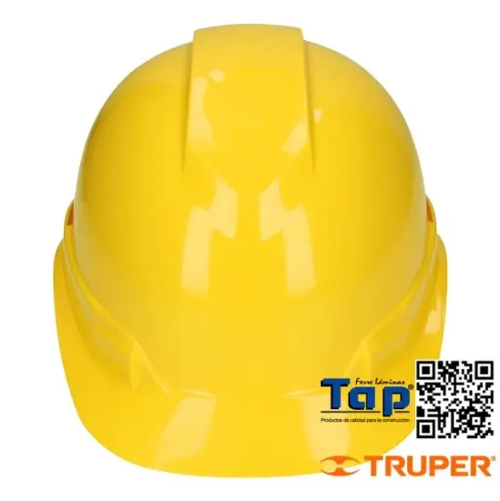 Imagen de CASCO SEGURIDAD VENTILADO AJUSTE MATRACA DE  AMARILLO