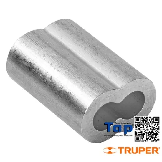 Imagen de CASQUILLO DOBLE DE ALU 006 1/4"FIERO BOL C 50
