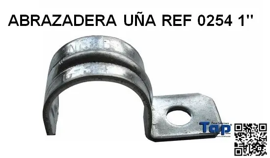 Imagen de ABRAZADERA UÑA REF 0254 1"