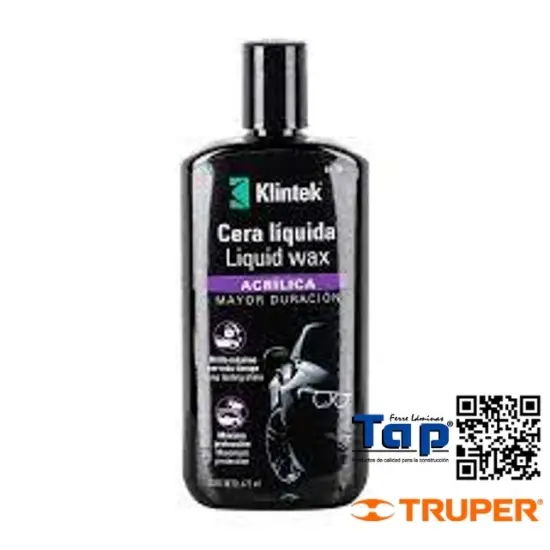 Imagen de CERA LIQUIDA ACRILICA P AUTO 473 ML KLINTEK